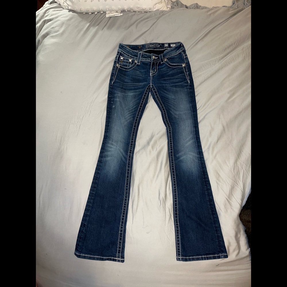 24x32 Miss Me Bootcut Jeans Tailored Denim